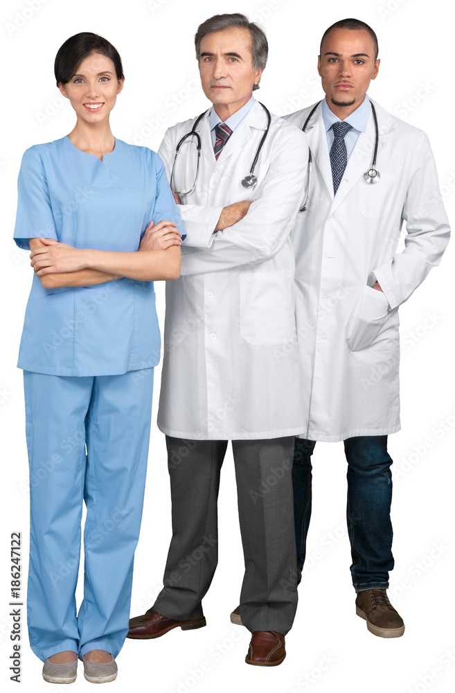 Portrait of a Nurse and Doctors