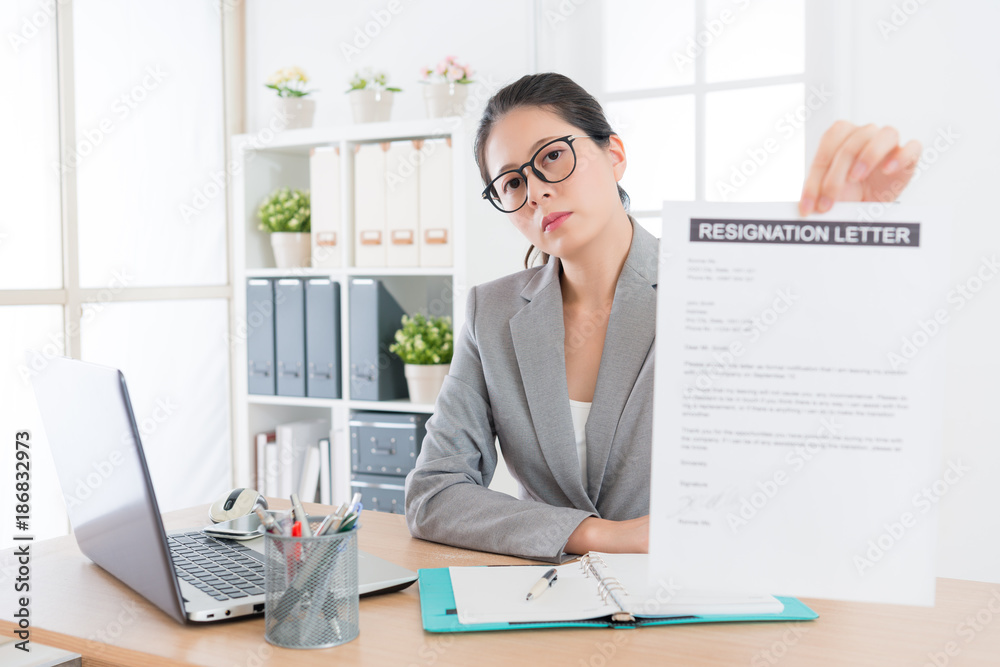 professional business woman looking at camera