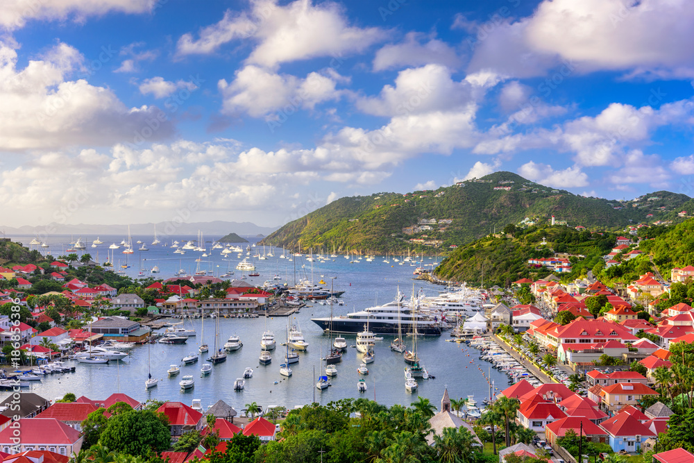 Gustavia，Saint-Barthelemy天际线