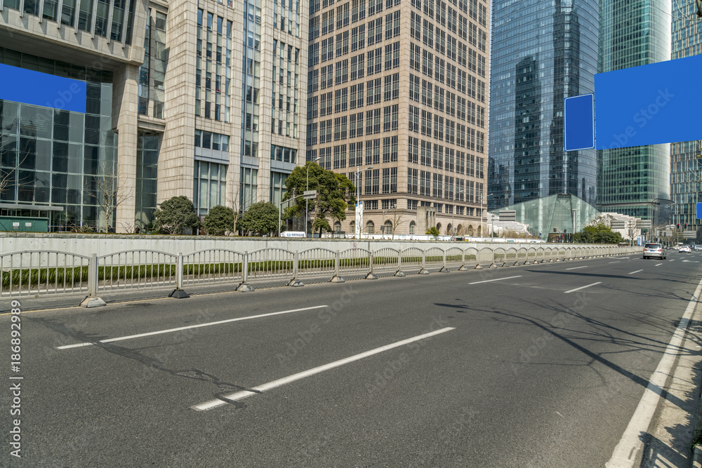 城市道路和街景