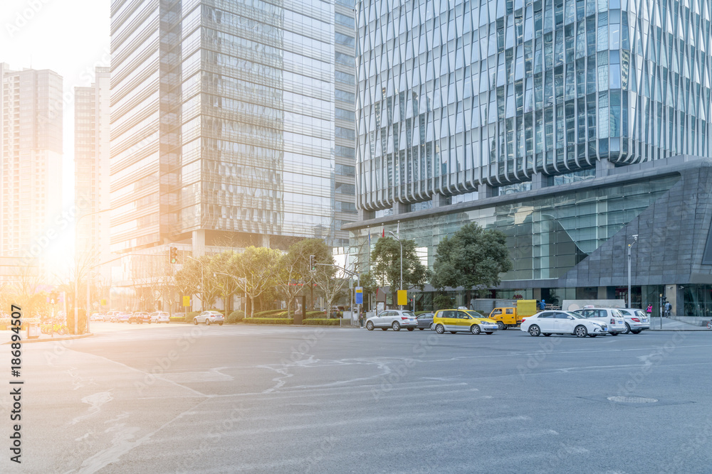 城市道路和街景