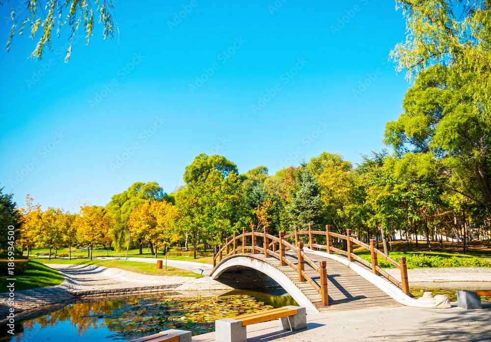 Sun Island Park, located in Harbin, Heilongjiang, China.