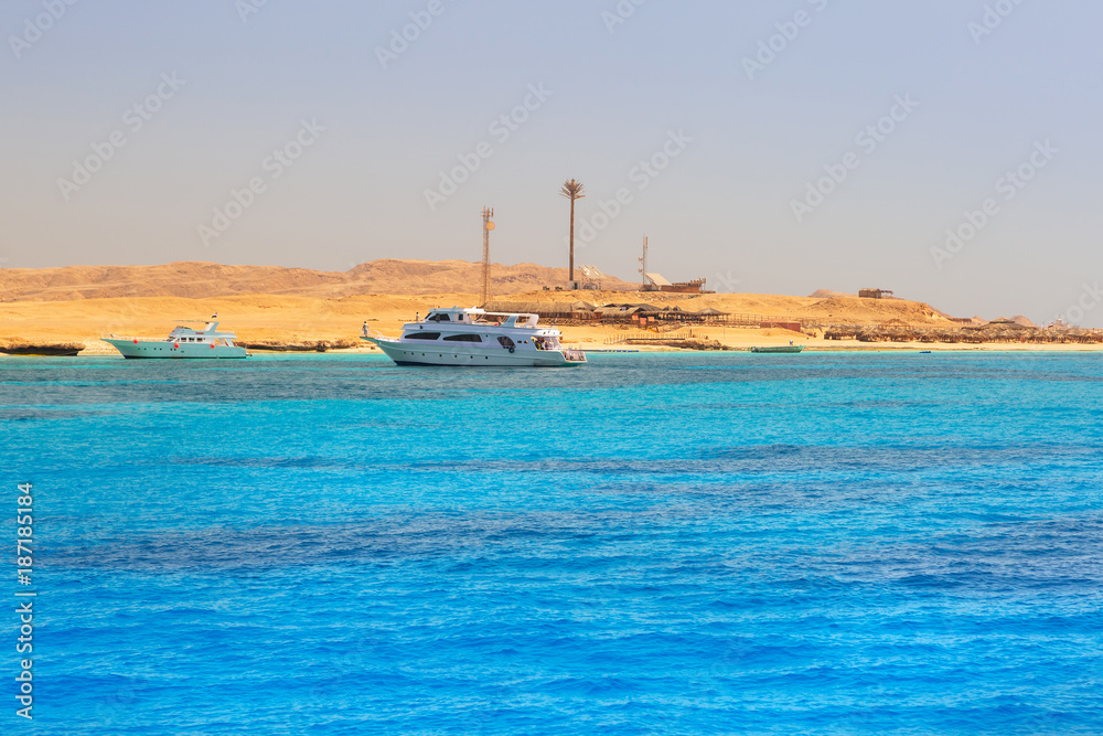 Lagoon of the Red Sea at Mahmya island, Egypt