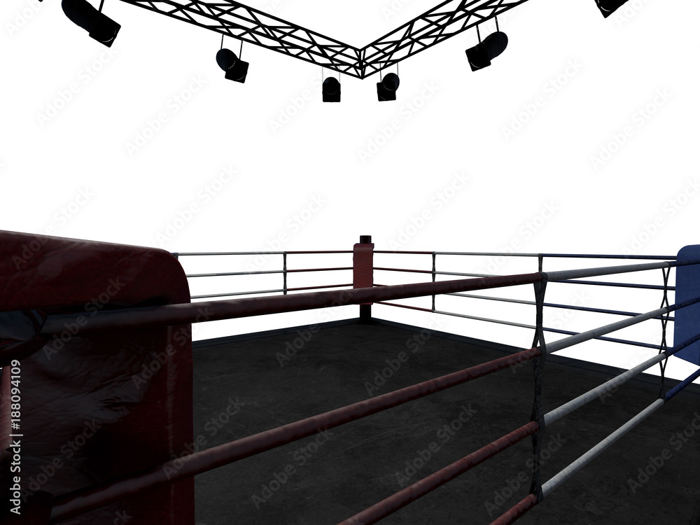 Boxing ring 3D