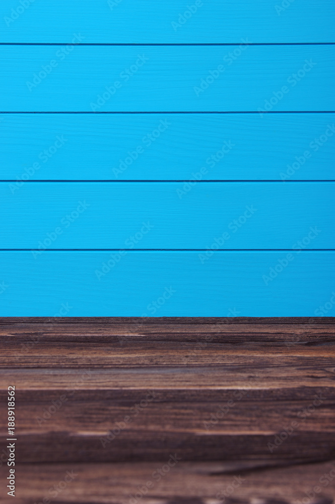  Background blue planks