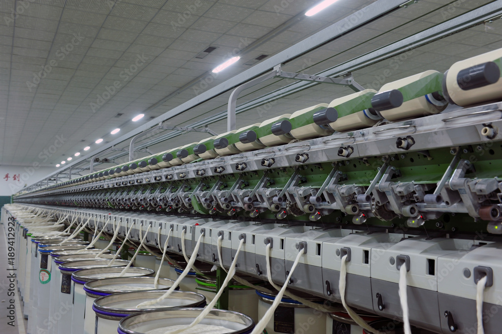 Coarse cotton factory in spinning production line