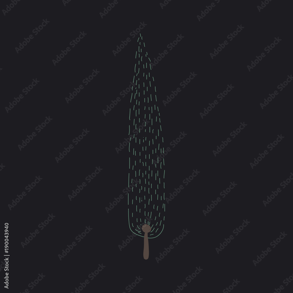 Botanical design isolated on background