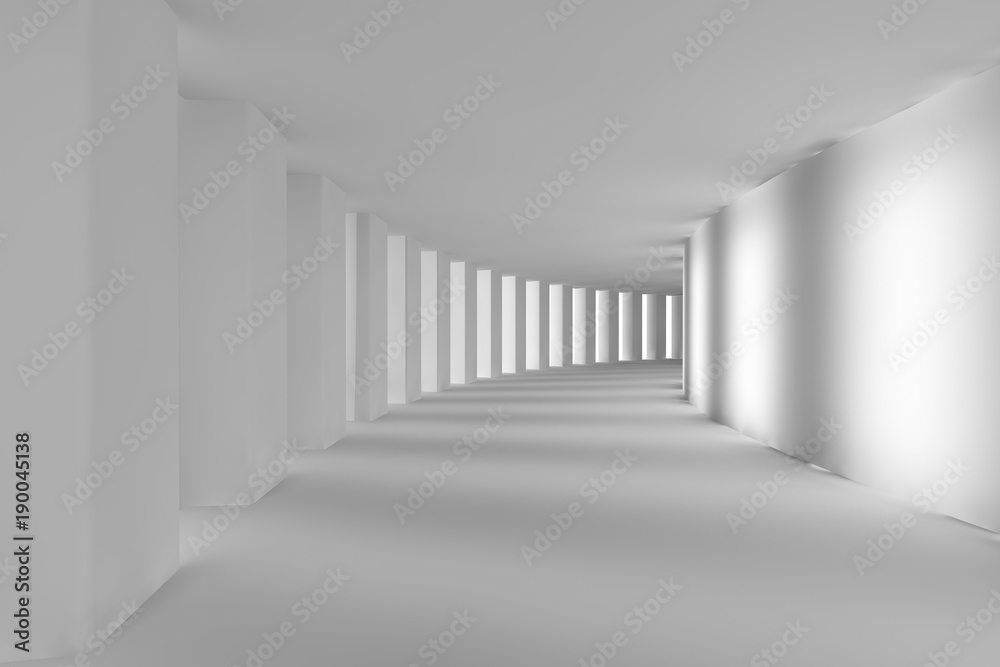 3d abstract corridor