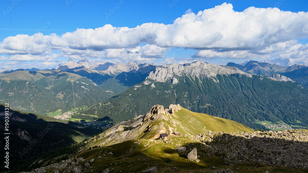 Catinaccio山体顶峰