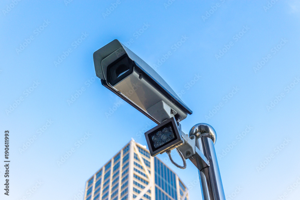 cctv camera in city