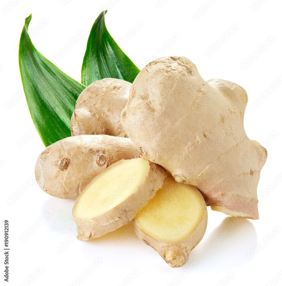 Ginger Isolated on a white