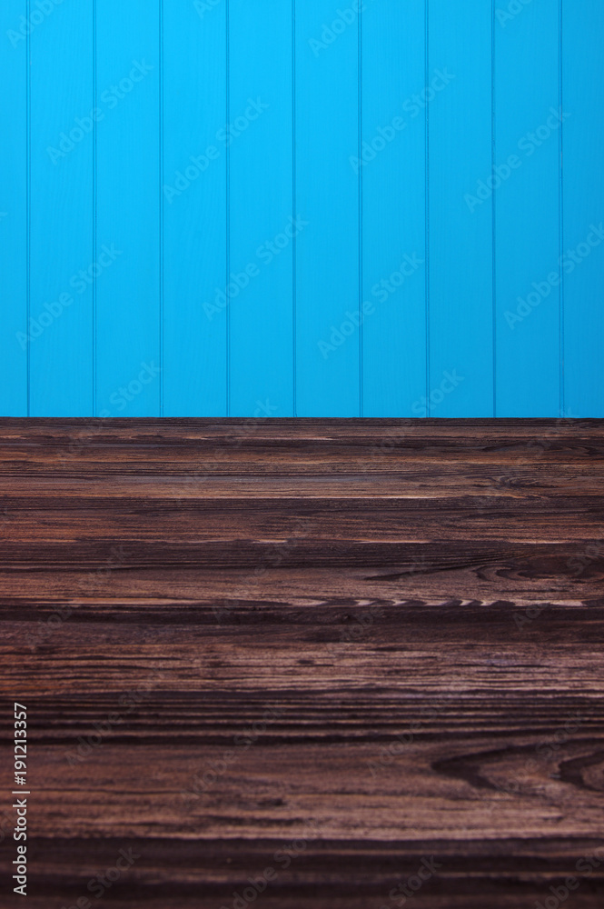  Background blue planks