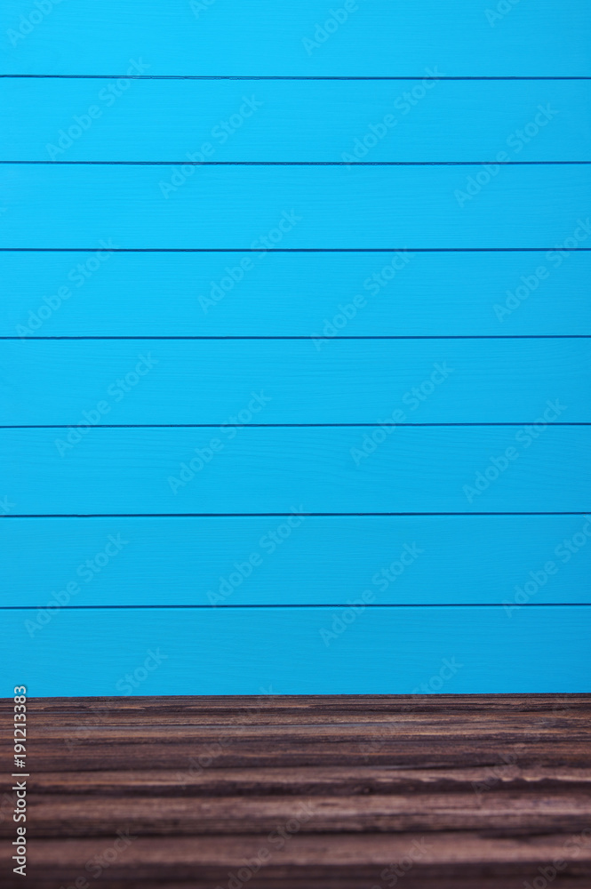  Background blue planks