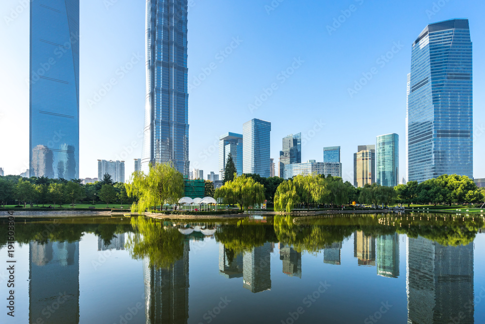 cityscape in shanghai