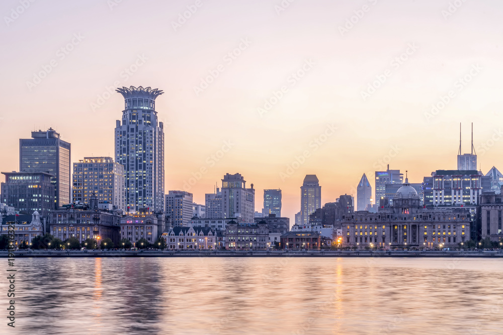 上海外滩美丽的夜景