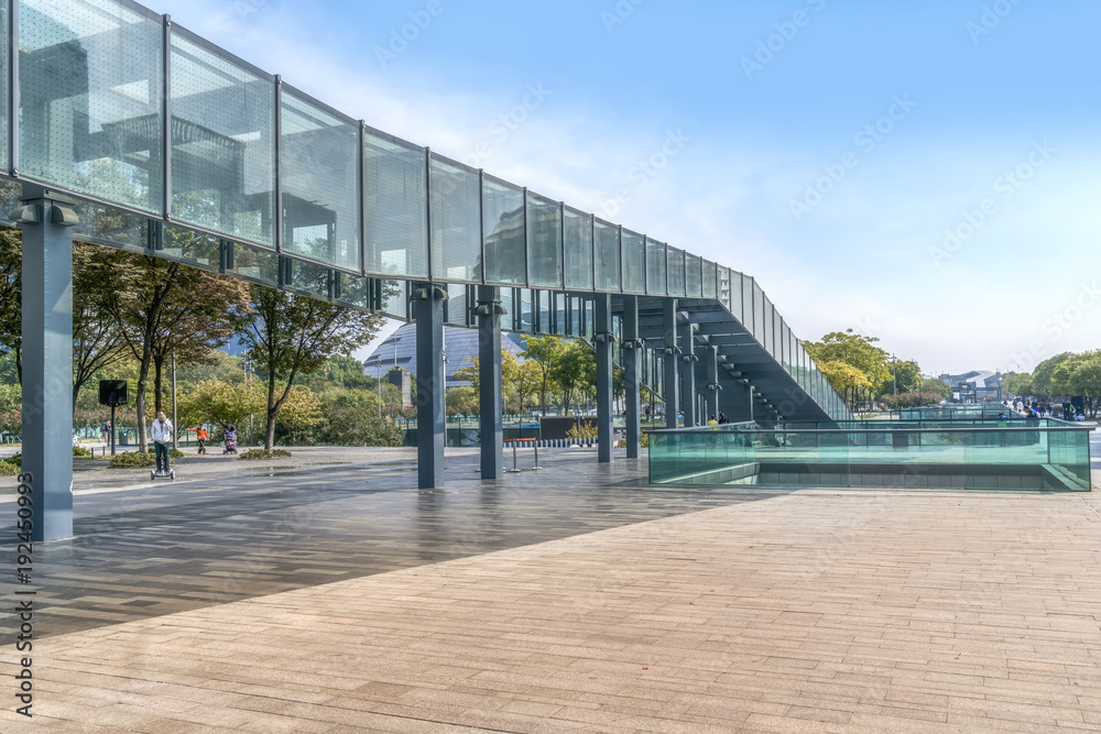 城市广场建筑景观摩天大楼