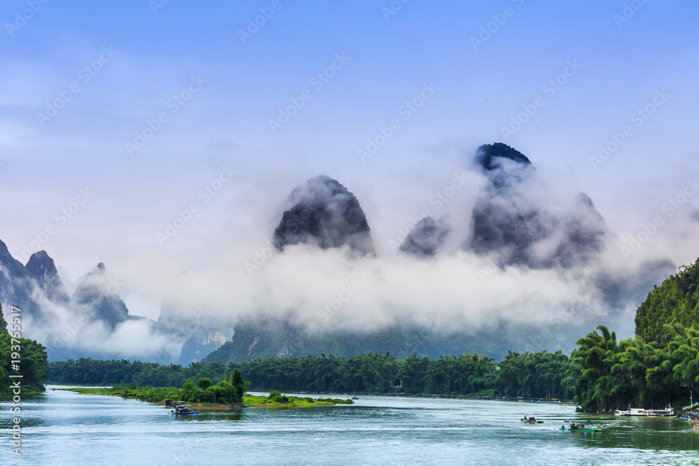 桂林丽江山水风光