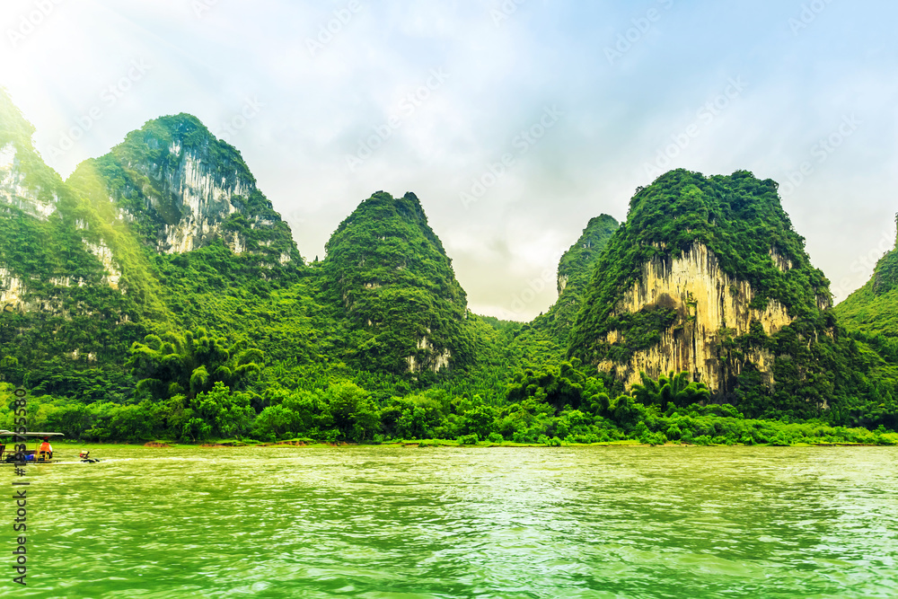 桂林丽江山水风光