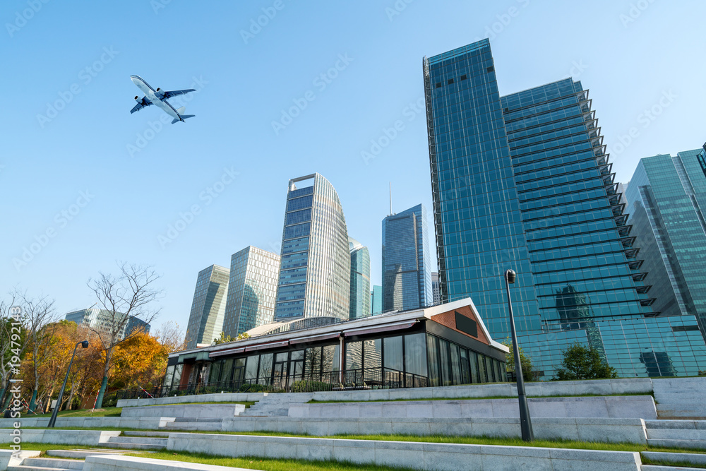 Skyscraper in Shanghai, China