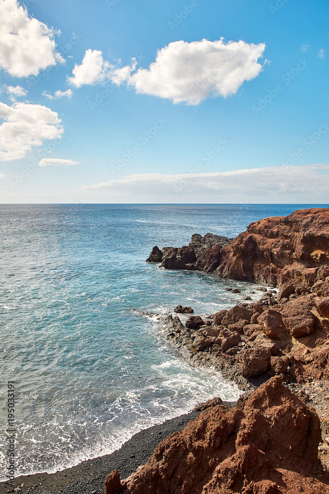 Beautiful landscape of Lanzarote Island