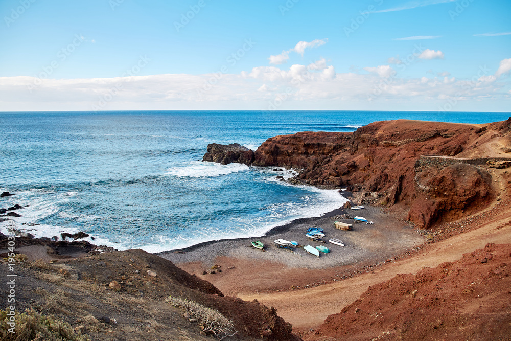 Beautiful landscape of Lanzarote Island