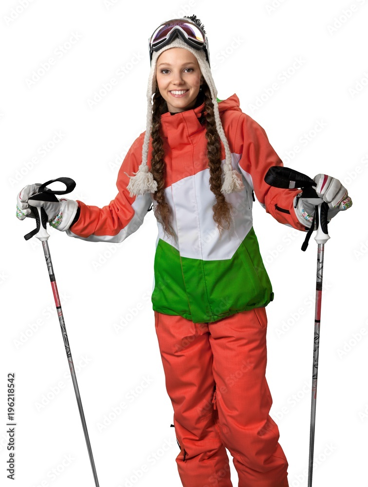 Female skier