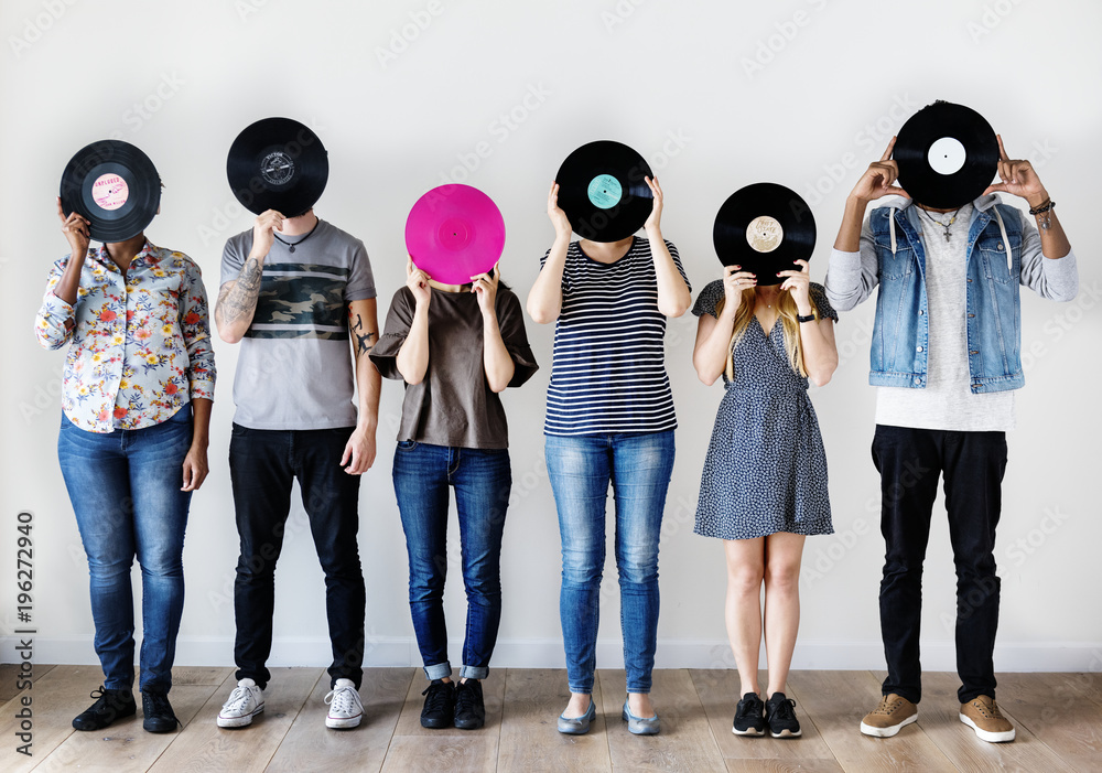 People together enjoying music