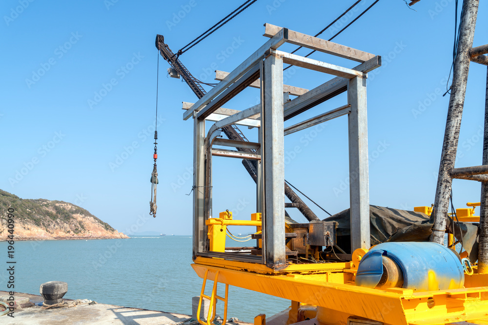 Crane on the dock