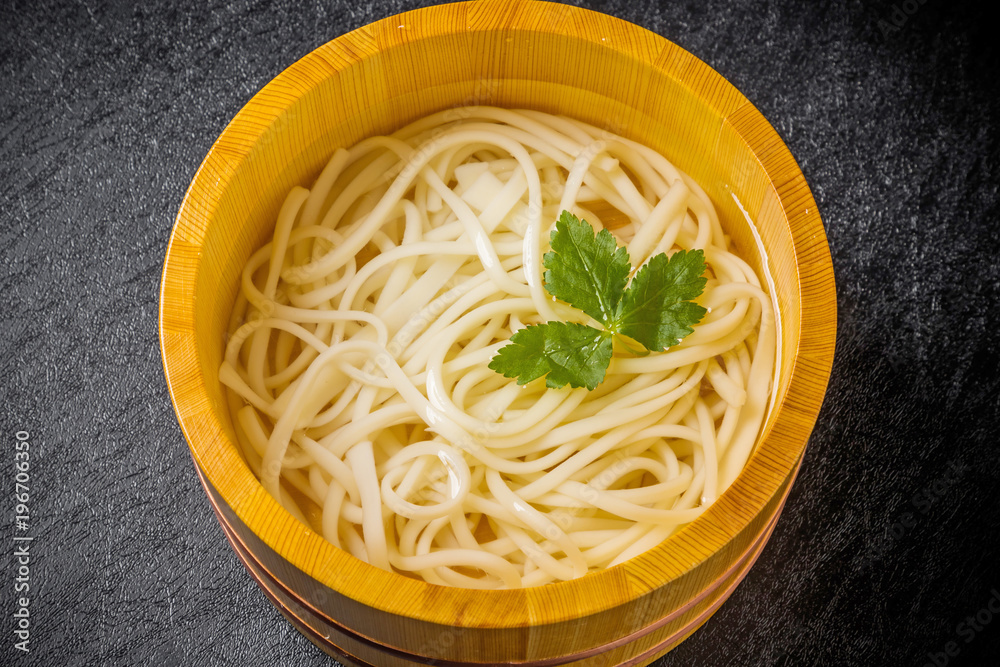 手打ちうどん　homemade noodles of Japan(udon)