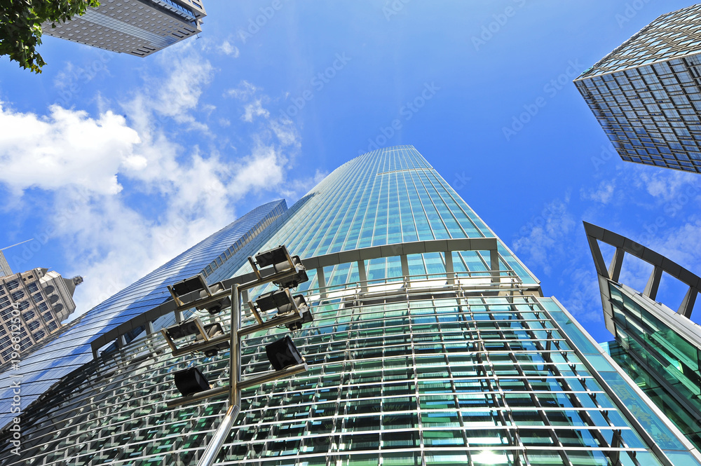 Shanghai world financial center skyscrapers in lujiazui group