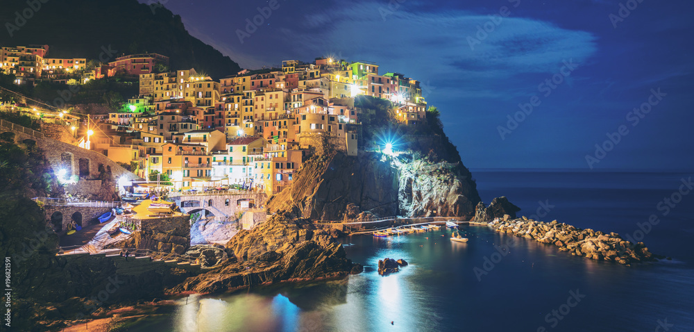 Manarola, Cinque Terre Coast of Italy.