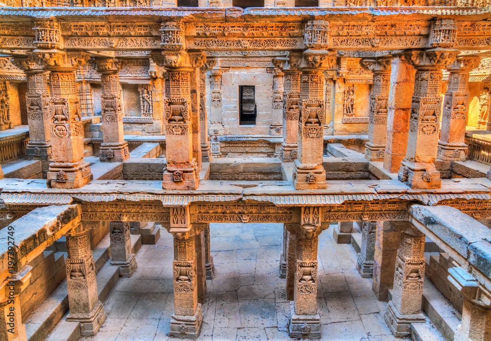 Rani ki vav，印度古吉拉特邦帕坦一座建造复杂的阶梯井