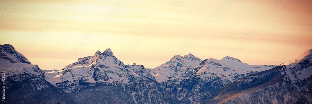 美丽的雪山