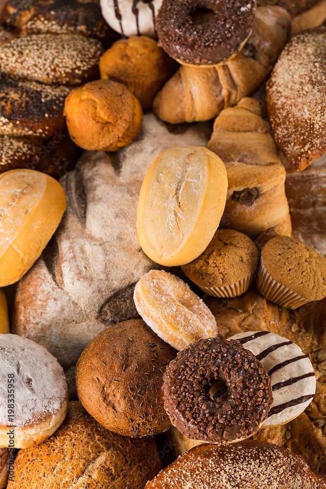 Assorted Breads and Pastries