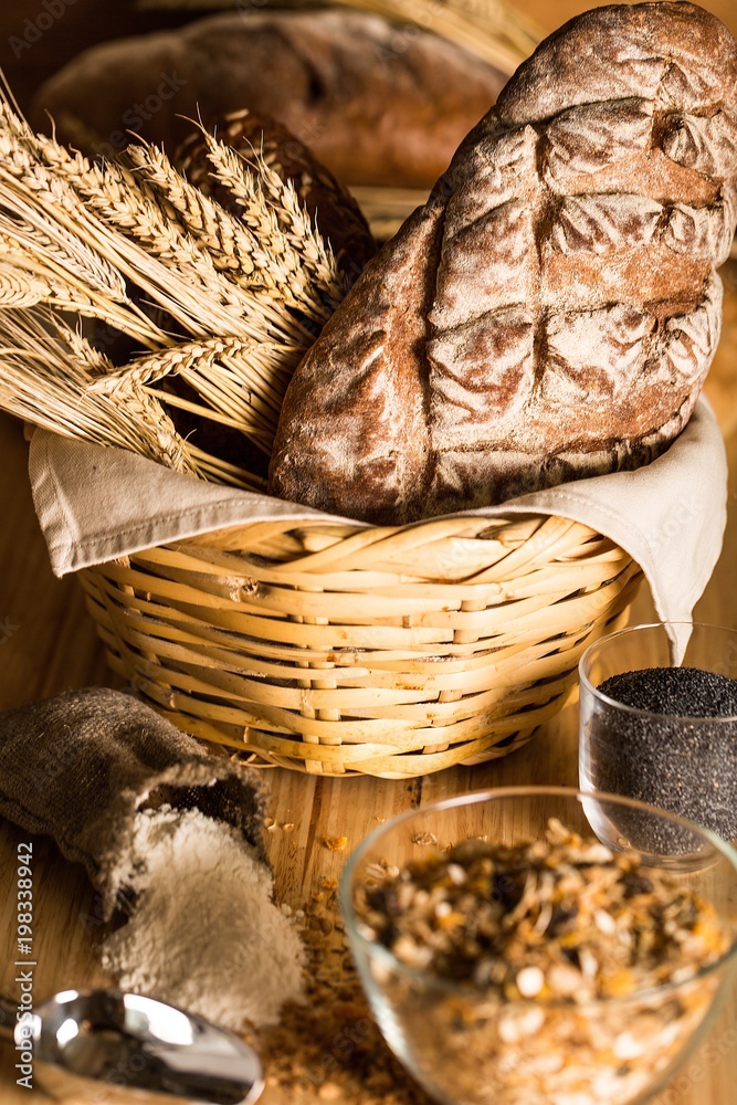 Assorted products breads