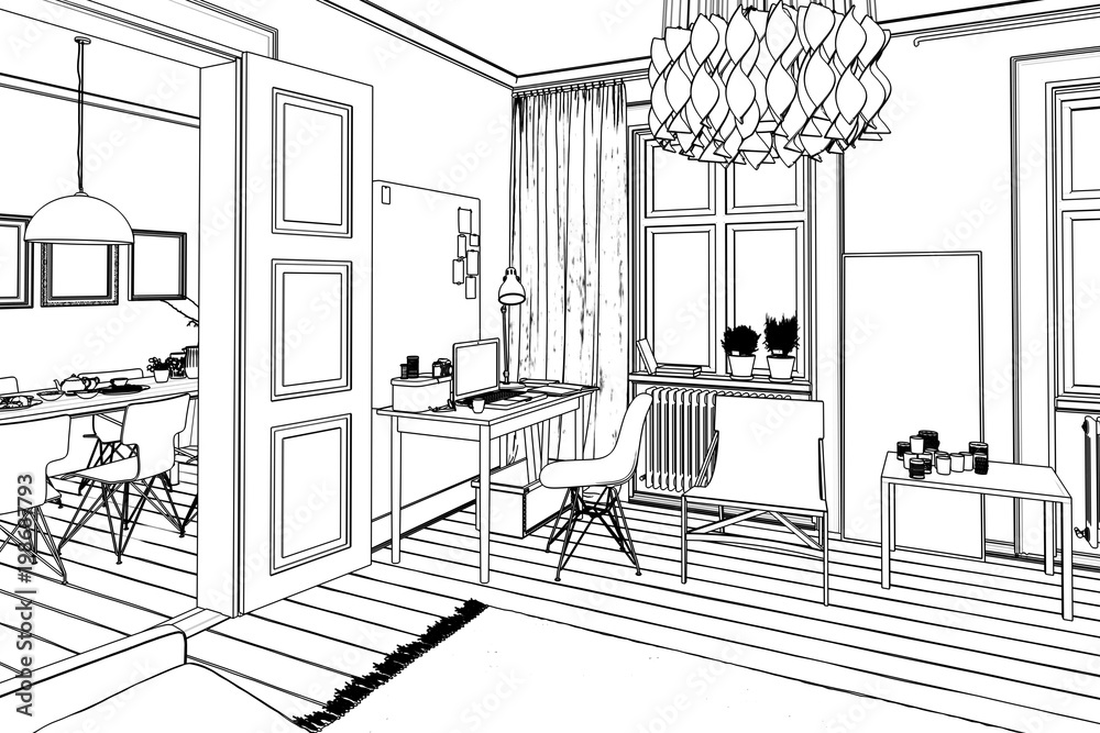 My city apartment (scetch)