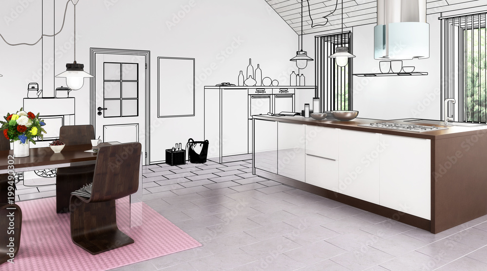 Kitchen adaptation (illustration)