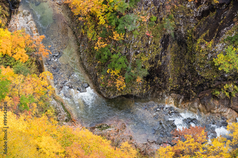 Naruko Gorge ,one of the Tohoku Regions most scenic gorges, located in north-western Miyagi Prefect