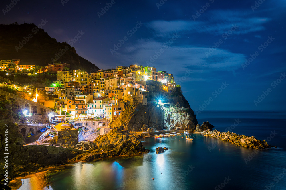 Manarola, Cinque Terre Coast of Italy.