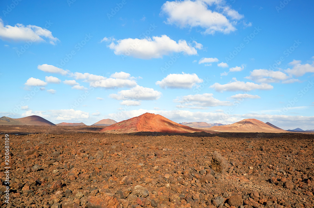 Beautiful landscape of Lanzarote Island