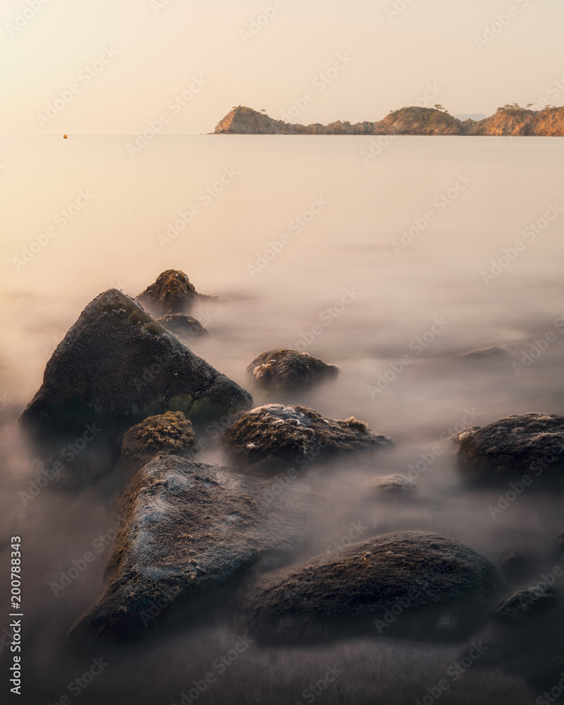 土耳其令人惊叹的地中海海景。风景摄影