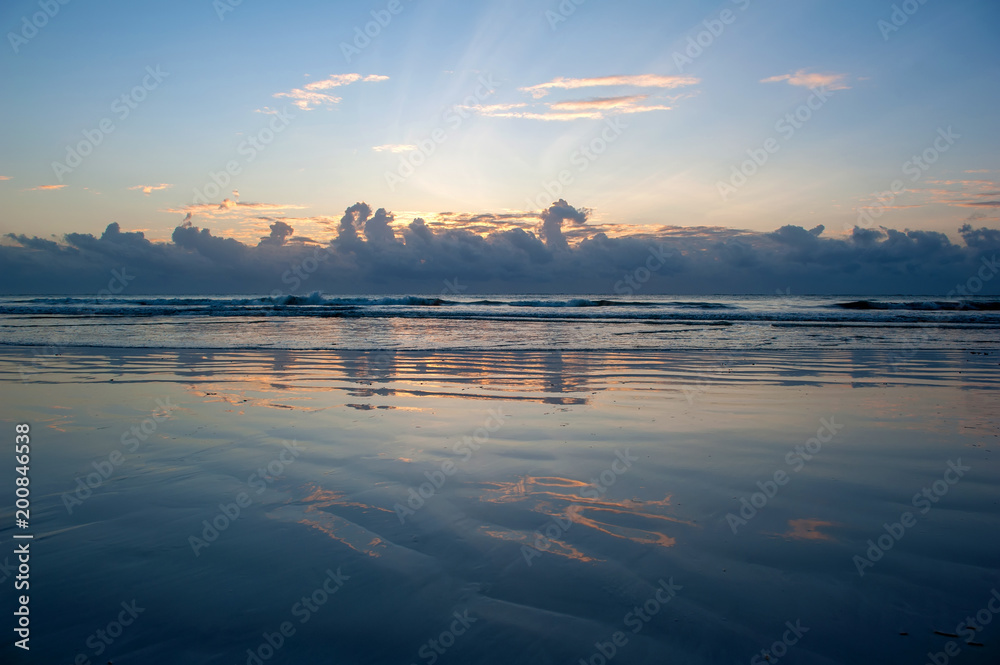 海上日落