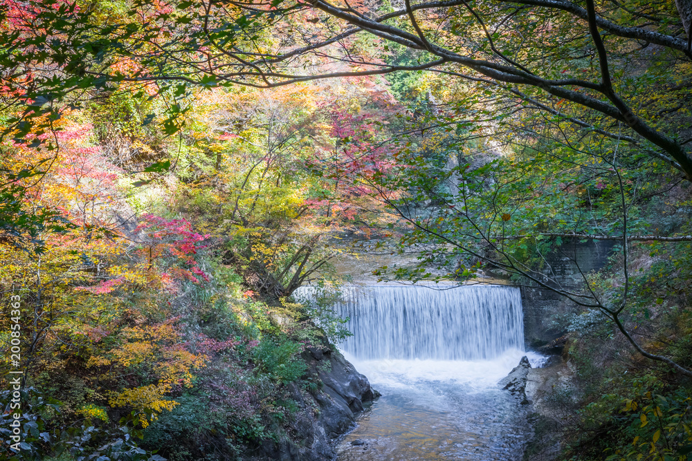 Naruko峡谷，东北地区风景最美的峡谷之一，位于宫城县西北部