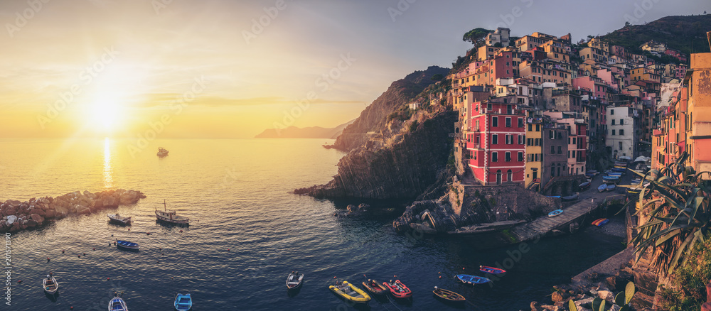 Riomaggiore，五渔村-意大利