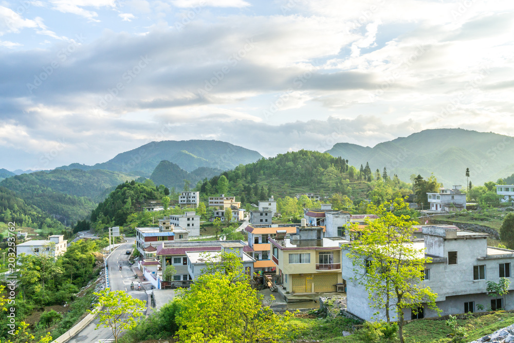 landscape in mountain