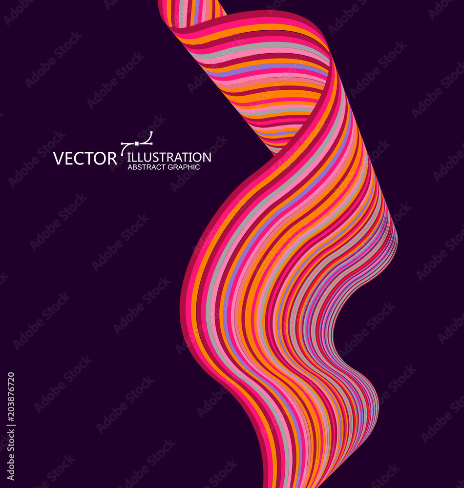 Abstract graphics, Technological sense vector illustration.