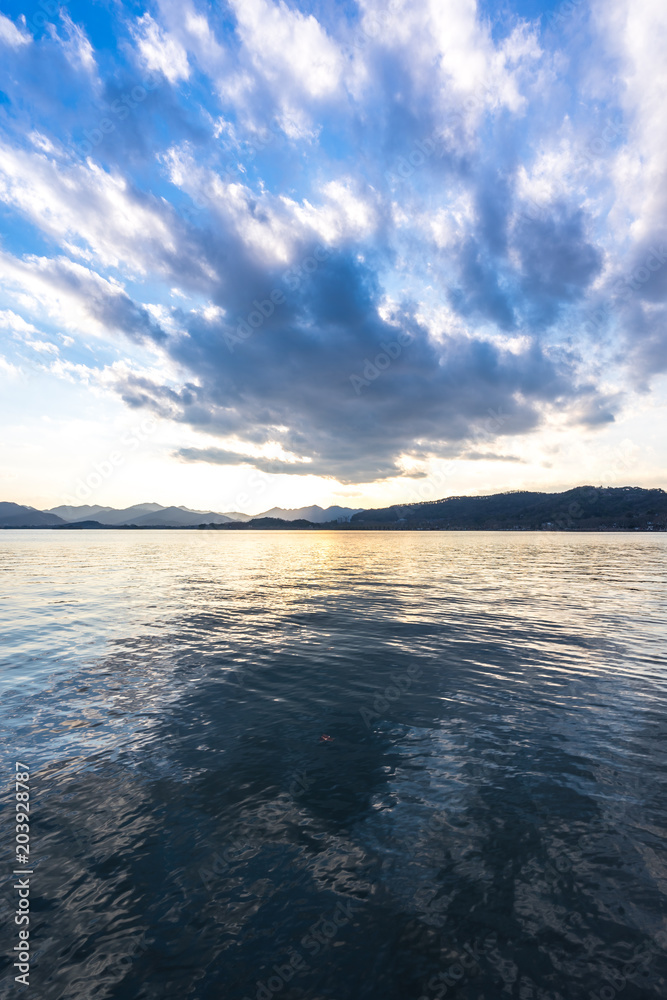 landscape of hangzhou west lake