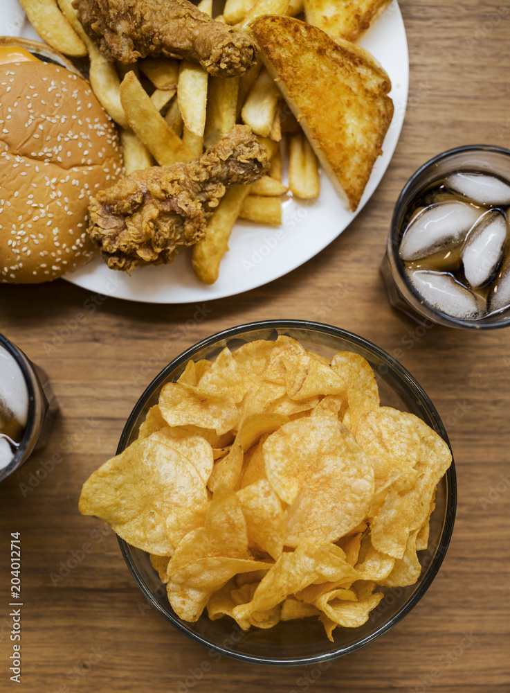 Fattening and unhealthy fast food