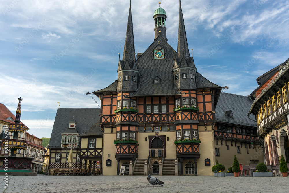 Marktplatz und Rathaus Wernigerode