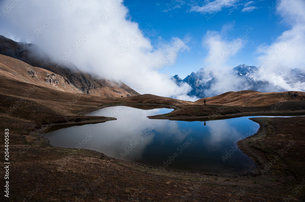 壮丽的山景